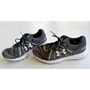 Men's Under Armour UA Dash 2 Black White Mesh Athletic Shoes 1285980-001 Size 10